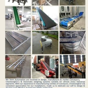 industrial checkweigher and labeling workflow for production line