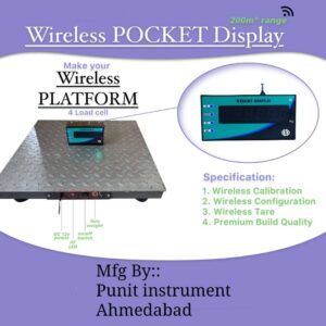 Wireless Platform Weighing Scale for Industrial Mobility